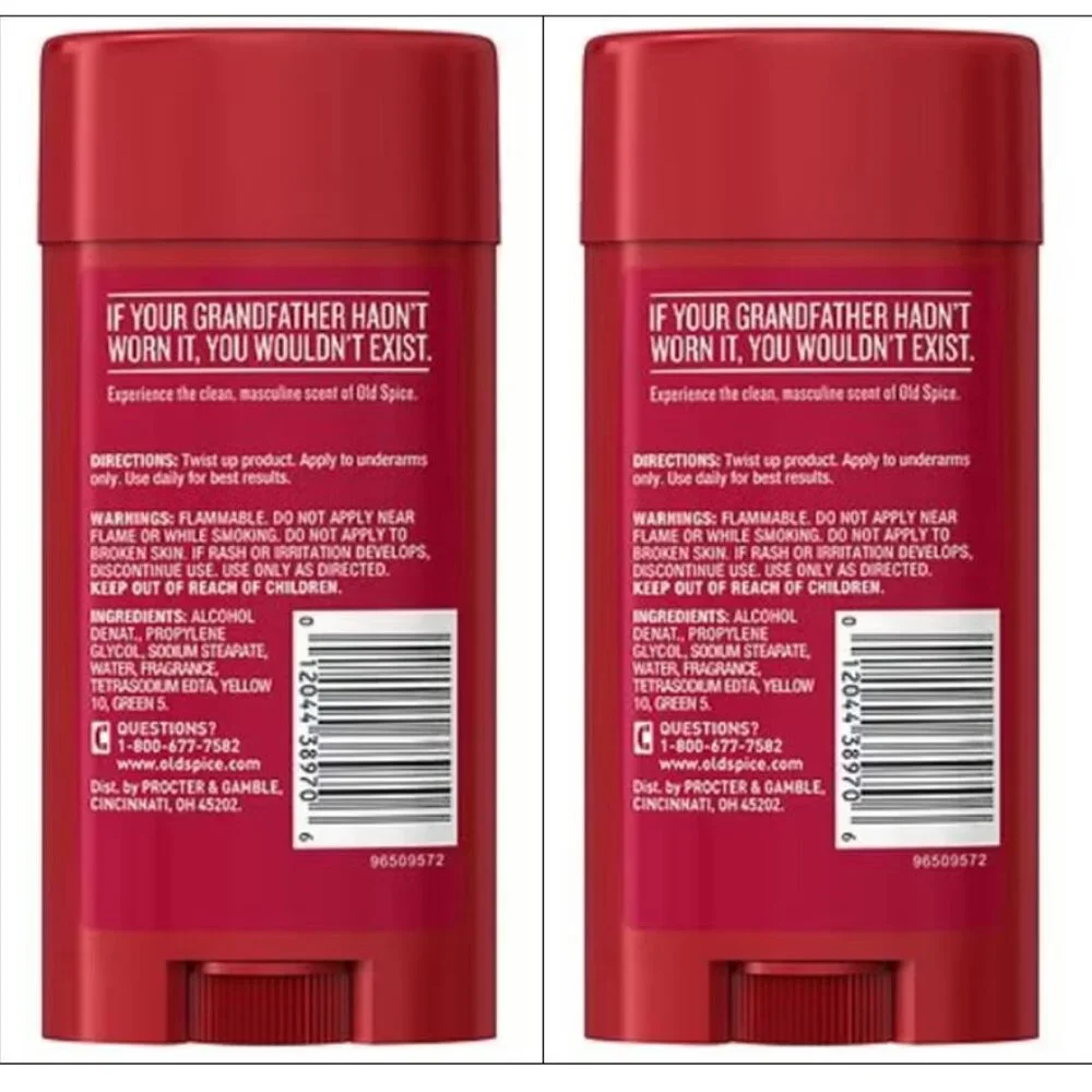 Old Spice Classic Original Scent Deodorant Stick for Men 3.5 Oz / Each : 2 Pack